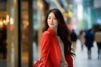 Asian model shopping portrait adult. AI generated Image by rawpixel.
