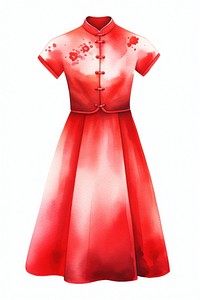 Qi pao chiness dress fashion gown celebration. AI generated Image by rawpixel.