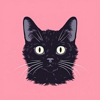 Black cat animal mammal pet. AI generated Image by rawpixel.