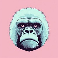 Gorilla animal monkey mammal. AI generated Image by rawpixel.