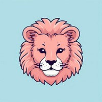 Lion drawing mammal animal. AI generated Image by rawpixel.