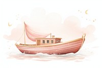 Vintage boat watercraft sailboat outdoors. AI generated Image by rawpixel.