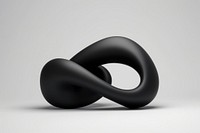 Abstract form black simplicity sculpture. AI generated Image by rawpixel.