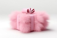 Gift gift pink white background. AI generated Image by rawpixel.
