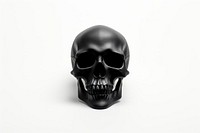 Skull black white background halloween. AI generated Image by rawpixel.