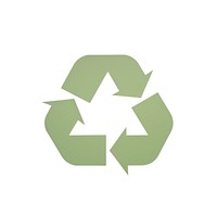 Recycle symbol shape grass. AI generated Image by rawpixel.