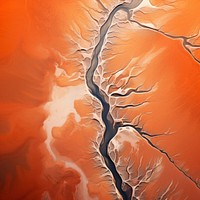 Meandering river nature backgrounds accessories. AI generated Image by rawpixel.
