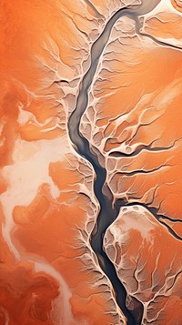 Meandering river nature backgrounds aerial view. AI generated Image by rawpixel.