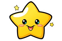 Star cartoon happiness cheerful. AI generated Image by rawpixel.