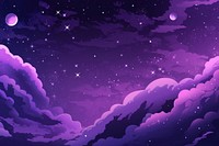 Purple galaxy space astronomy outdoors. AI generated Image by rawpixel.