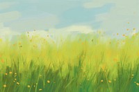 Meadow backgrounds grassland outdoors. AI generated Image by rawpixel.