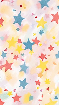 Star pattern backgrounds wallpaper confetti. AI generated Image by rawpixel.