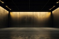 Warehouse with Dramatic Lighting lighting gold architecture. AI generated Image by rawpixel.