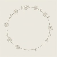 Daisy necklace jewelry circle. AI generated Image by rawpixel.