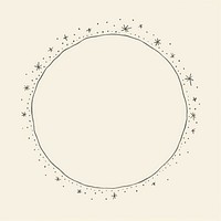 Star backgrounds circle space