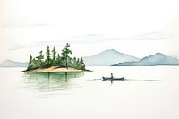 Lake outdoors vehicle nature. AI generated Image by rawpixel.