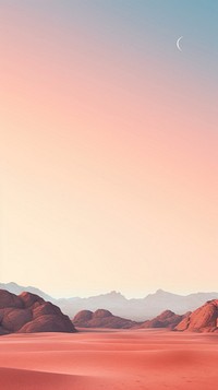 Mountain desert landscape mountain outdoors. AI generated Image by rawpixel.