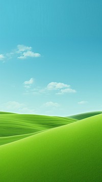 Green field landscape outdoors horizon. AI generated Image by rawpixel.