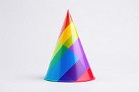 A colorful party hat white background celebration clothing. AI generated Image by rawpixel.