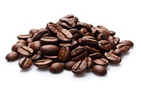 Coffee beans food white background chocolate. AI generated Image by rawpixel.