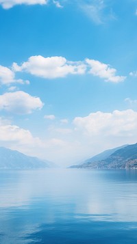 Landscape nature sea mountain. AI generated Image by rawpixel.