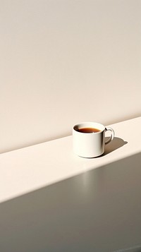 Coffee shadow drink wall. AI generated Image by rawpixel.