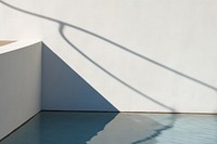 Water wall architecture shadow. AI generated Image by rawpixel.