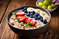 Fruit blueberry breakfast food. AI generated Image by rawpixel.