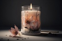 Candle candle flower plant. AI generated Image by rawpixel.