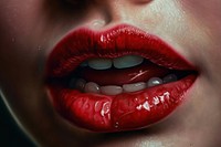Mouth mouth skin perfection. AI generated Image by rawpixel.