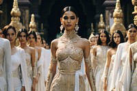 Fashion industry in Thailand 2023 wedding adult bride. AI generated Image by rawpixel.