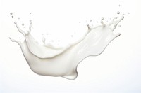 Milk splash white white background splattered. AI generated Image by rawpixel.