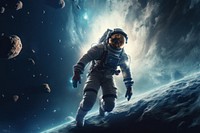 Astronaut space astronomy exploration. AI generated Image by rawpixel.