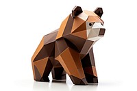 Bear origami bear art. AI generated Image by rawpixel.
