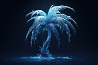 Coconut tree outdoors nature blue. AI generated Image by rawpixel.