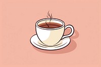 Coffee cup coffee saucer drink. AI generated Image by rawpixel.
