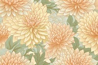 Dahlia flower wallpaper pattern plant. AI generated Image by rawpixel.