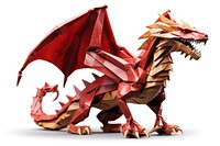 Dragon dragon white background creativity. AI generated Image by rawpixel.
