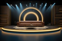 Stage furniture spotlight lighting. AI generated Image by rawpixel.