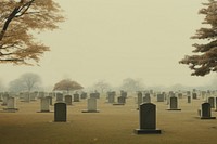 Graveyard tombstone graveyard outdoors. AI generated Image by rawpixel.