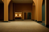 Hotel architecture building flooring. AI generated Image by rawpixel.