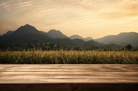 Wood sky landscape mountain. AI generated Image by rawpixel.