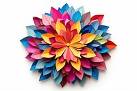 Flower origami flower art. AI generated Image by rawpixel.