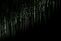 Green computer code backgrounds black night. AI generated Image by rawpixel.