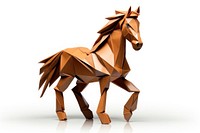 Horse horse origami mammal. AI generated Image by rawpixel.
