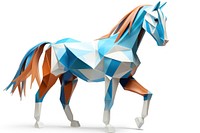 Horse horse origami animal. AI generated Image by rawpixel.