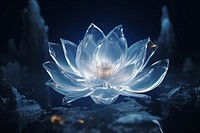 Lotus flower plant blue. AI generated Image by rawpixel.