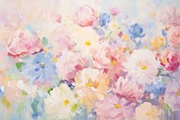 Flower pattern painting backgrounds blossom. AI generated Image by rawpixel.