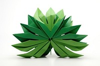 Palm leaves origami paper art. AI generated Image by rawpixel.