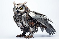 Cyborg owl animal bird representation. AI generated Image by rawpixel.
